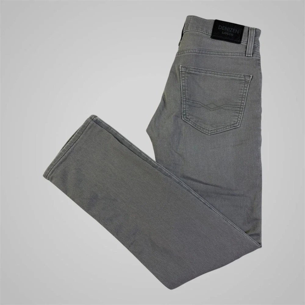 Denizen from Levis 216 Slim Fit Light Gray Jeans Mens W28 L30‎ Stretch Denim